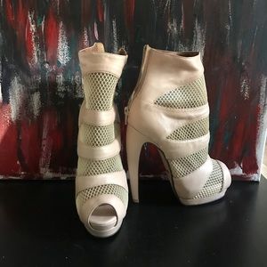 Jeffrey Campbell Open Toe Bootie/ Heels